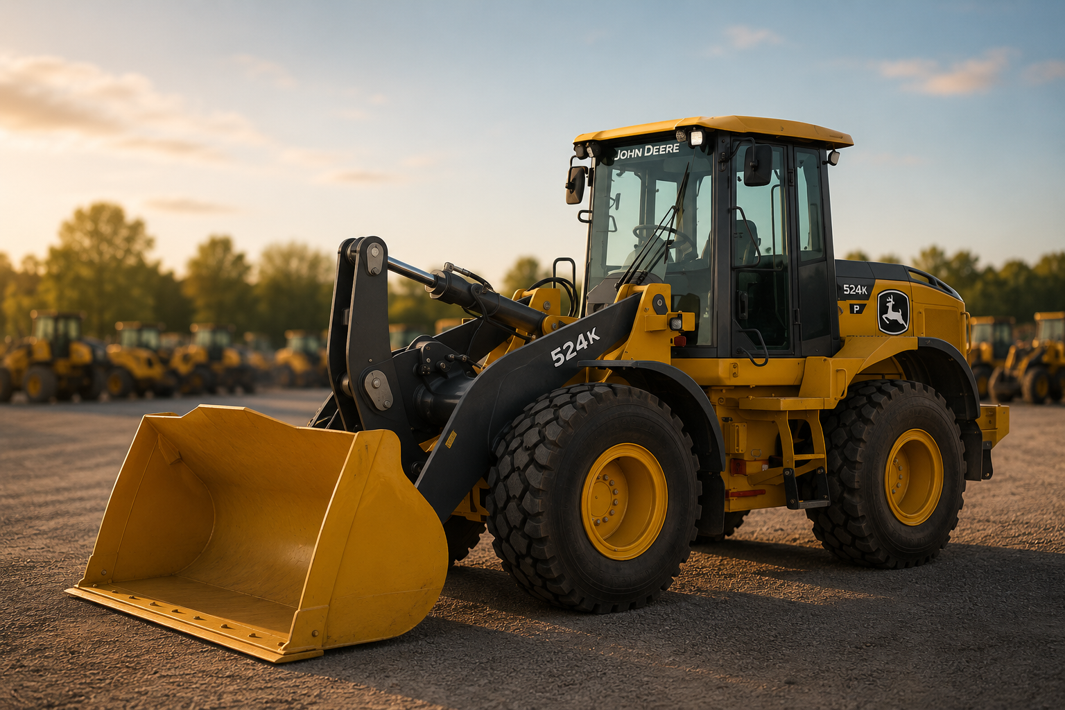 Chargeur sur roues John Deere 524K